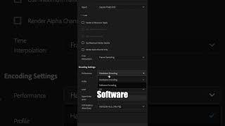 Always Choose This When Exporting Videos In Premiere Pro! #shorts #adobe #premierepro