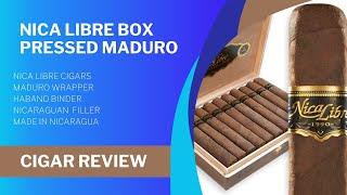 Nica Libre Box Pressed maduro Cigar Review by Konrad