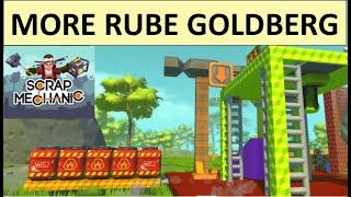 More Rube Goldberg Machines in Scrap Mechanic - Community Creations