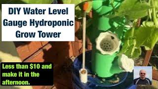 DIY Aeroponic Tank water gauge