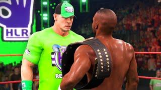 WWE 2K22 MyRISE - JOHN CENA WANTS MY CHAMPIONSHIP!