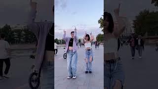 UNFORGIVEN with a passerby!  #kpopinpublic #lesserafim #unforgiven #coverdance