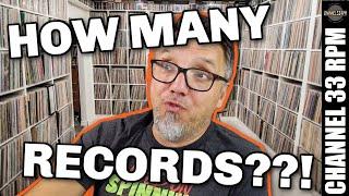 Is this the home of an insane collector??! Vinyl Dens on Channel 33 RPM