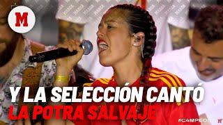 Y la selección por fin se volvió loco con su himno ¡la potra salvaje! I MARCA