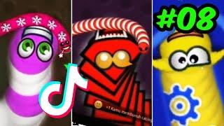 Kumpulan TikTok WormsZone.io viral video - cacing game Tik Tok #8