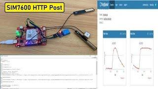 Sending Data to Things Speak Server With HTTP Post Using SIM7600 and Arduino || GSM Module||Arduino