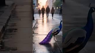 Angel peacock Family's guardian Thanks to the peacock, the baby was saved#warmheart #rescue #shorts