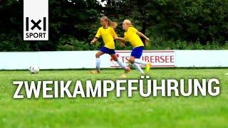 Fußballübung zur Zweikampfführung / D-Jugend