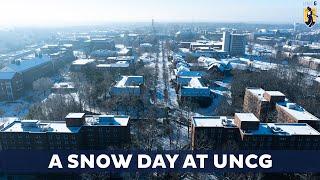 Spartans Enjoy a Snow Day at UNCG