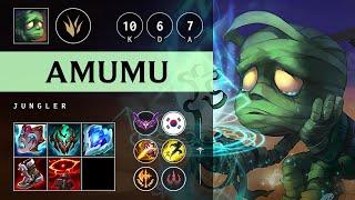 Amumu Jungle vs Graves: Dominating - KR Master Patch 14.20