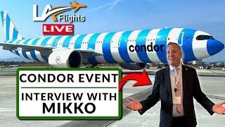 INTERVIEW with Condor Airlines Mikko Turtiainen | Condor's Media and Partner Event at LAX