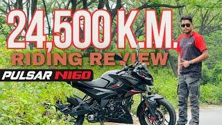 Bajaj Pulsar N160 24,500+ K.M. Riding Review।। User Review ।। Pulsar N160 Full User Review in Bangla