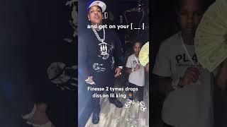 Finesse 2 tymes disses lil king in a song ‍️ #rap #hiphopartist #memphis #hustlecartel