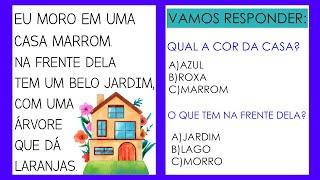 Textos Curtos para Aprender a Ler | Interpretação de Texto para 1° e 2° Anos | Leitura Anos Iniciais