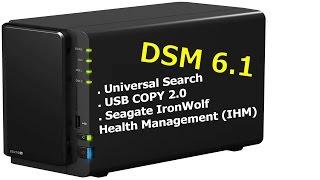 Synology Diskstation Manager 6.1 + Seagate IronWolf Health Management