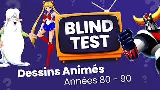 BLIND TEST: 50 Génériques Dessins Animés - Années 80 / 90