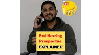 Red Herring Prospectus - EXPLAINED | #stockmarketforbeginners #stockmarketeducation #ipo #investing