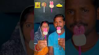 Emoji Eating Pink Doll jelly with madam #shorts #youtubeshorts #viral