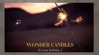 Wonder candles for Christina und Lauren Cimorelli 2015!