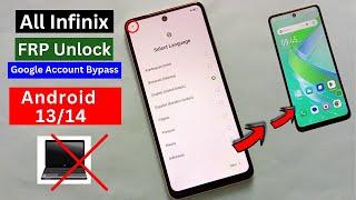 All Infinix Android 13/14 FRP Bypass/Unlock Without Pc 2024 - No Xshare - No Activity Launcher