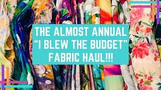 "Budget? What Is This "Budget" of which you speak?" :: The "I Blew The Fabric Budge"t Fabric Haul!!
