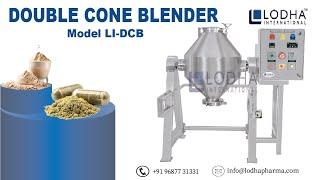 Double Cone Blender - Powder mixer