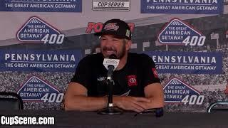 NASCAR at Pocono Raceway July 2024: Martin Truex Jr. pre-race