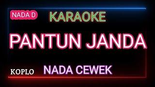 PANTUN JANDA KARAOKE Difarina Indra ft Fendik Adella Nada Cewek