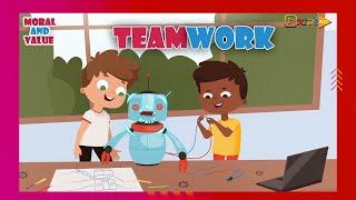 Teamwork Song | KidsFlix Club - Rhyme for kids ‍️