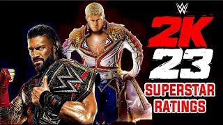 WWE 2K23 Superstar Ratings