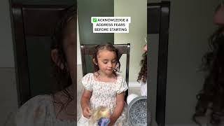 Wavy hair kids hair routine tips