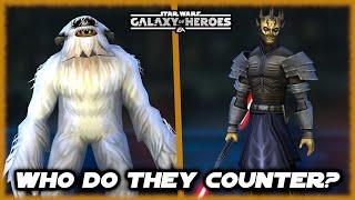 Wampa & Savage Opress:  Who Do They Counter in SWGOH Grand Arena?