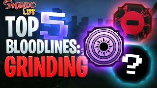 Top 5 BEST Bloodlines For PVE/Grinding In Shindo Life! Rellgames