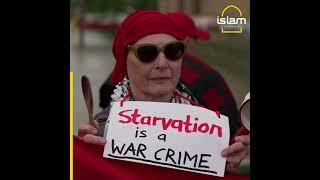 Pro-Palestinian protesters around UK Parliament | Islam Channel