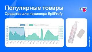 Продажи средства для педикюра на Ozon. Аналитика маркетплейса