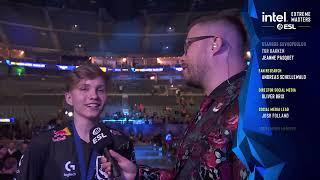 G2 m0NESY on his family and friends after winning IEM Cologne 2023