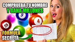 TU NOMBRE TE DICE LOS NÚMEROS DE LA LOTERÍA no creerás la forma de ganar la lotería y mucho dinero