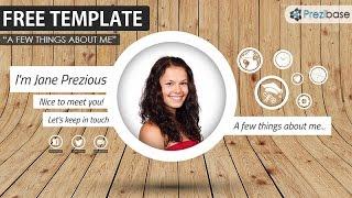 The Best Prezi CV/Resume Template (Free)