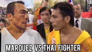 Marquez eye!!  trouble against  Thai Fighter  Jandaeng,  Interim Championship  #champion #thailand