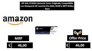 HP 44A CF244A Cartuccia Toner Originale, Compatibile con