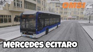 Mercedes eCitaro по 302 машруту:Mercedes eCitaro в omsi 2 + ссылка на скачивание