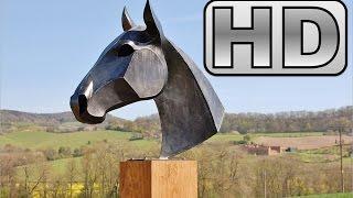 Welding - Metal Horse Head Build - Monumental sculpture in HD #1