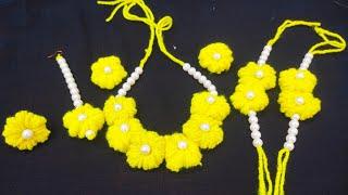 How to make floral jewelry for different ceremony || Beautiful handmade diy at home only