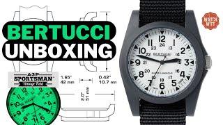 Sold as The Ultimate Field Watch - Bertucci A-3P Sportsman Vintage Field Unboxing