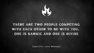 TWO PEOPLE ARE COMPETING TO BE WITH YOU️‍[Love Tarot]