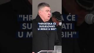 Milanović: Hrvatska će sudjelovati u misiji Althea u BiH