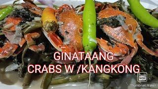 GINATAANG CRABS W / KANGKONG // RB COOKING TV