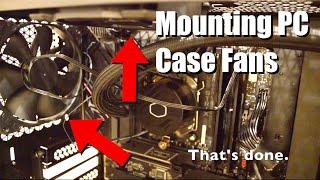 How To Install Fans To PC Case | PC Build Part 1