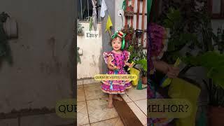 QUEM SE VESTE MELHOR NA FESTA JUNINA #shorts | Blog das irmãs