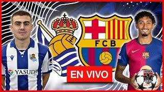 ¡¡¡SORPRESA GANA LA REAL!!!  Real Sociedad 1-0 Barcelona EN VIVO R. S. vs Barça / J12 La Liga